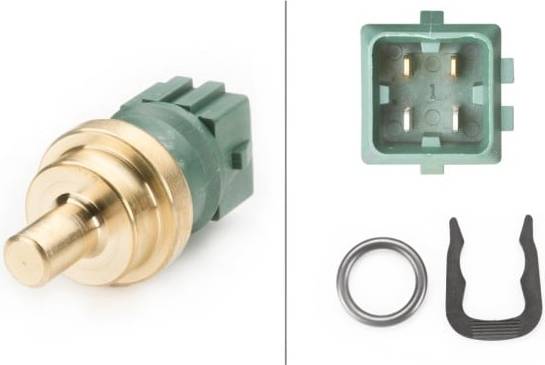 Hella Original sensor, kühlmitteltemperatur 009 107-541