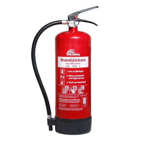Nexa Brandsläckare Pulver 6kg 43A