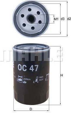 Mahle OC VW Caddy, Lt-serie.