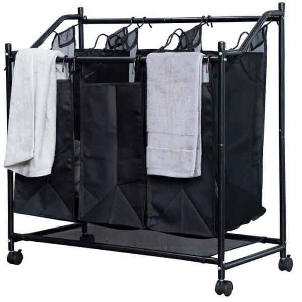 Herzberg Rullande tvättkorg