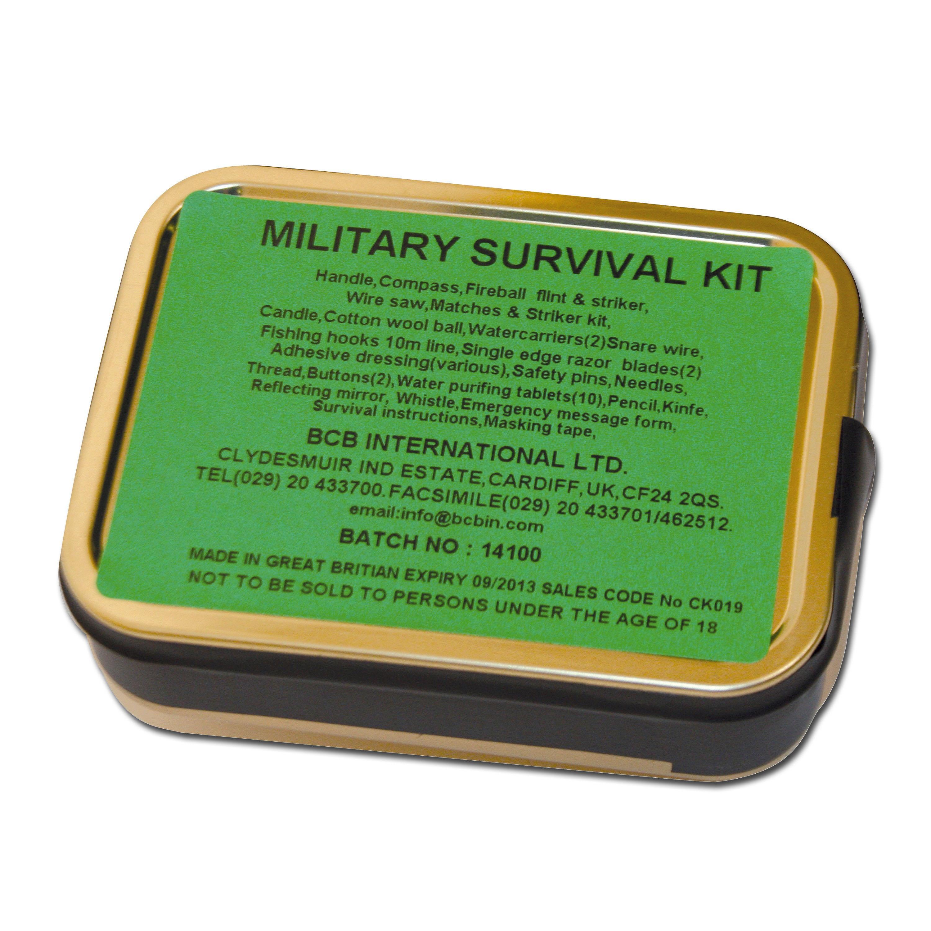 BCB Adventure Military Survival kit