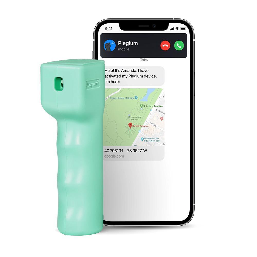 Plegium Smart Mini Försvarsspray Mintgrön