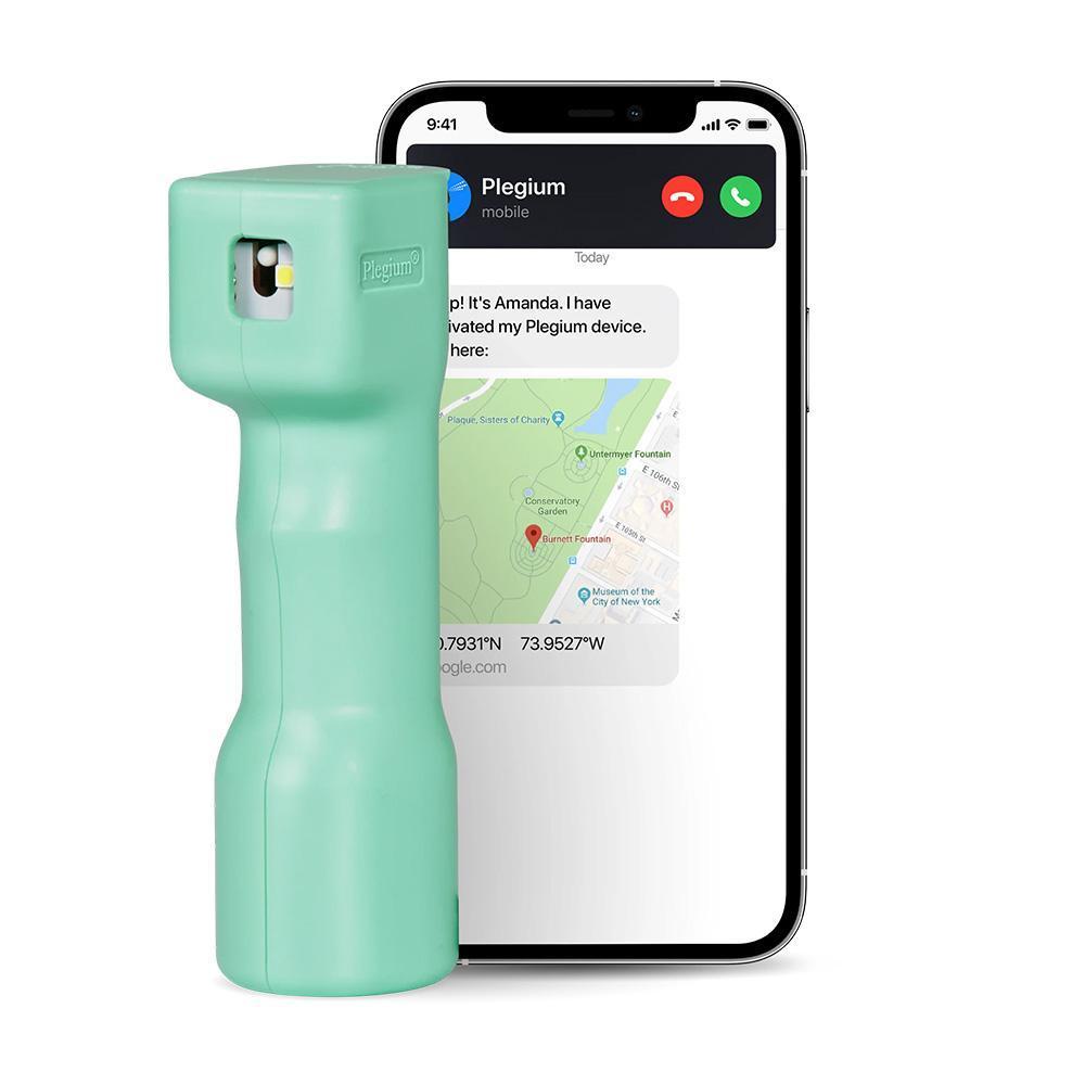 Plegium Försvarsspray GPS, Smart Mintgrön