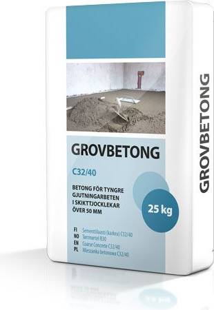 Combimix Grovbetong C32/40 25kg