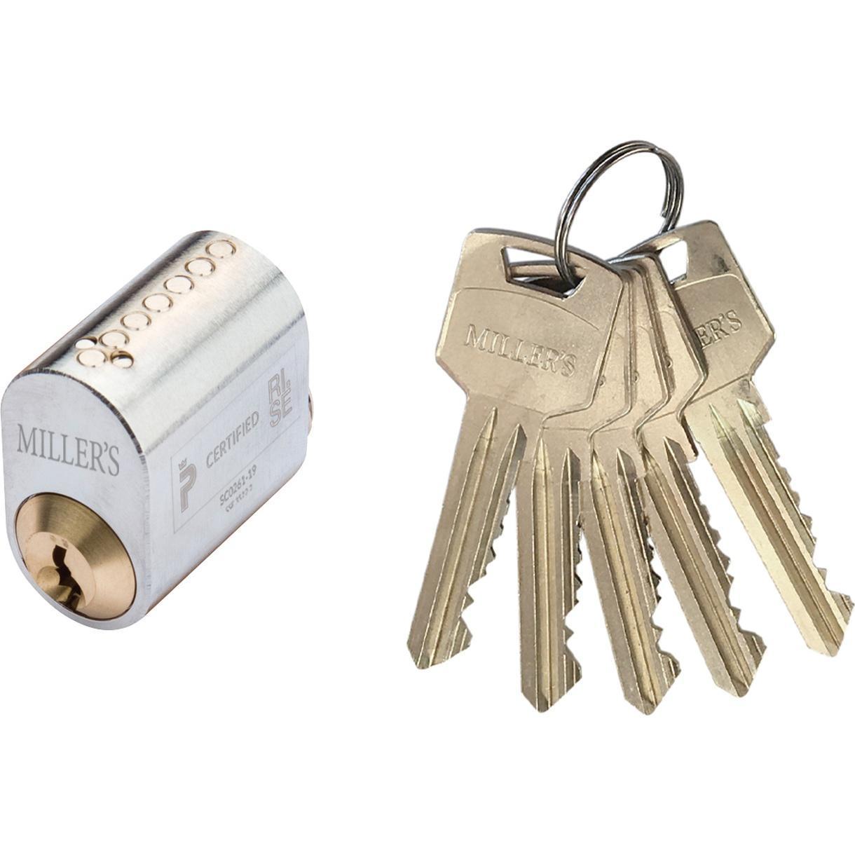 Millers BESLAG CYLINDER OVAL 5 NYCKLAR