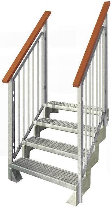 Dolle Gardentop gallersteg 100cm 4S NORDIC räcke 2-sidor