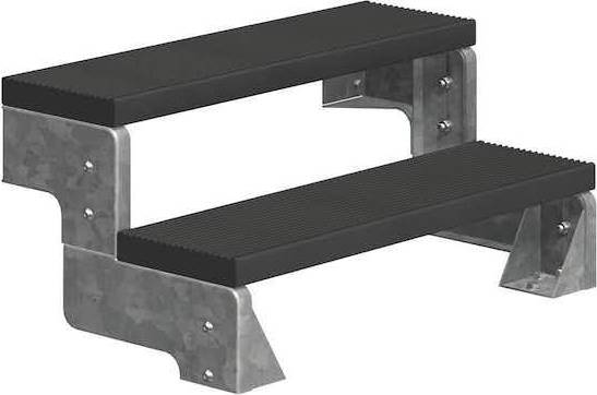 Dolle Gardentop Trimax 100cm 2S utan räcke antracit