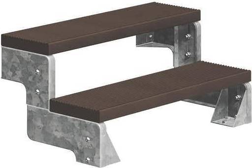 Dolle Gardentop Trimax 100cm 2S utan räcke mörkbrun