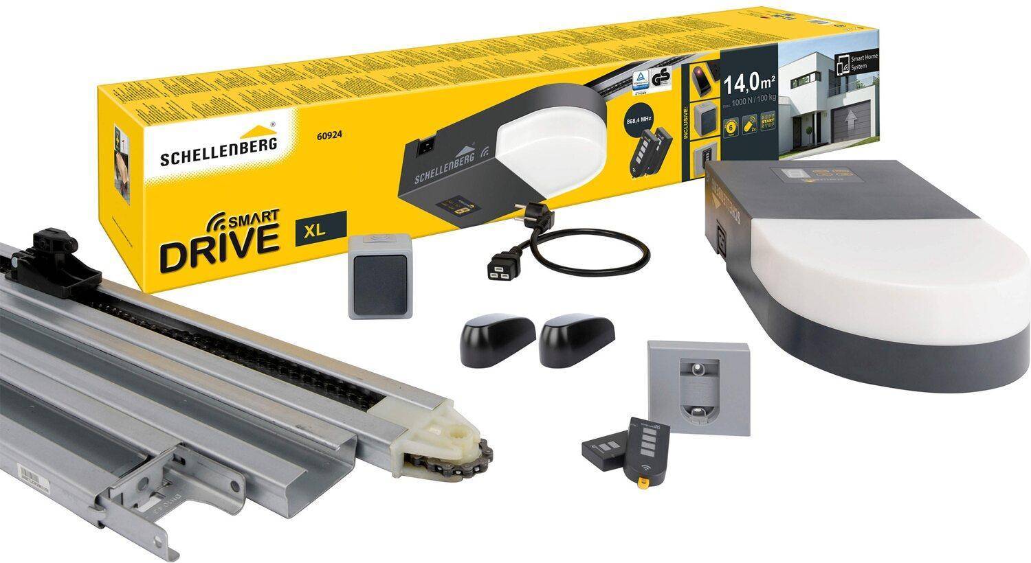 Schellenberg Smart DRIVE XL 60924 Motor för garagedörr 100 kg