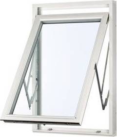 SP Fönster Stabil PLUS 12-12 Trä Vridfönster 3-glasfönster 120x120cm