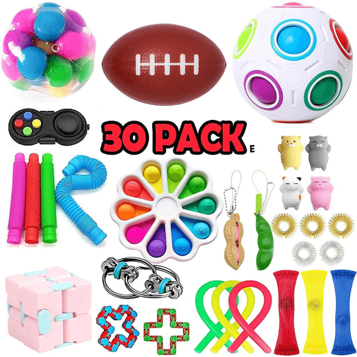 Fidget Toy Set Pop it Sensory 30-pack