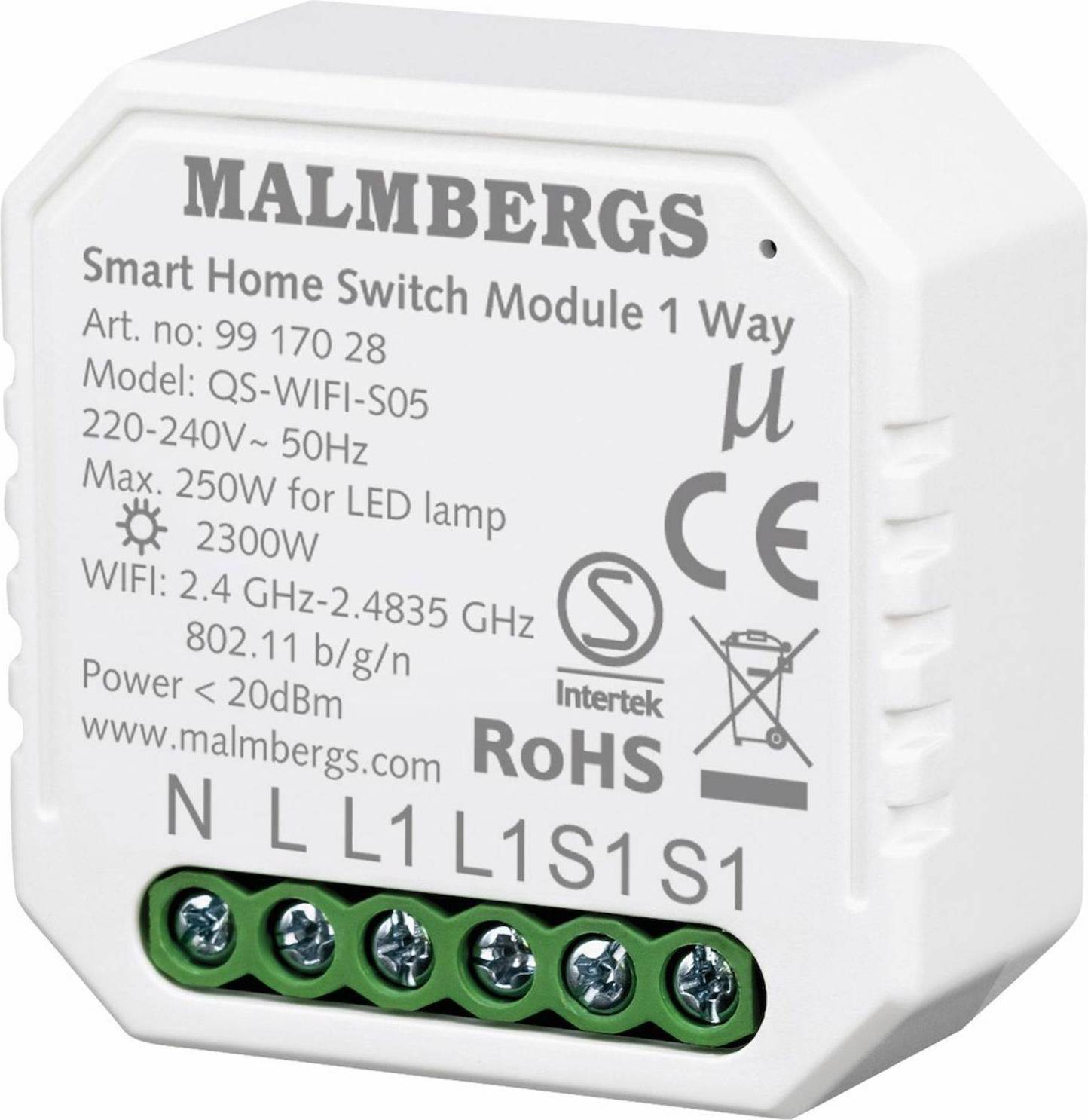 Malmbergs WI-FI Smart Modul On/Off