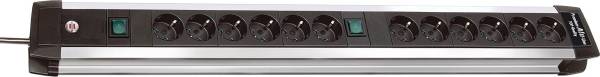 Brennenstuhl Premium-Alu-Line 1391000012 12-way 3m