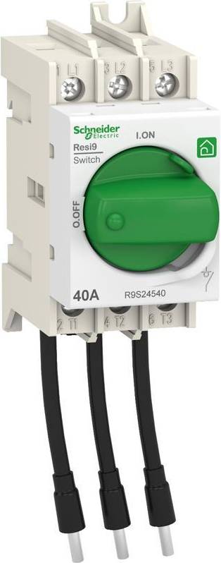 Schneider Electric Huvudbrytare Resi9 3-pol 40A vred kabel