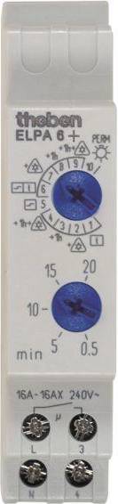 Theben ELPA 6 Plus Trappautomat 3600 W, 220-240V