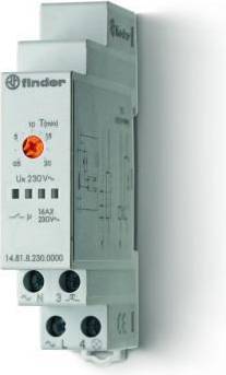 Finder 148182300000 Tidskontakt til trappebelysning DIN-skinne 230 V/AC
