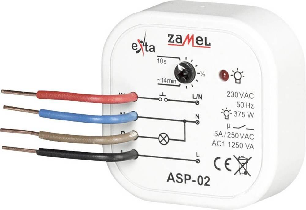 Zamel ASP-02 Trappautomat Inbyggnad 230 V