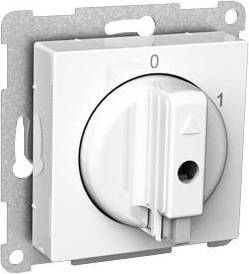 Schneider Electric WDE002205 Sektionsströmställare 1-0, vit 2-pol