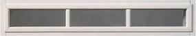 Polardörren - Överljus Klarglas S 5020-R90B V (100x30cm)