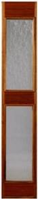 Polardörren Mittpost Teak Sidoljus Cotswoldglas H (30x210cm)