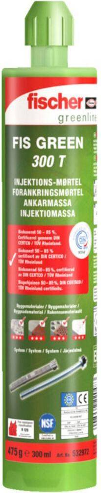 Fischer injektionsmørtel 300ml Green 300