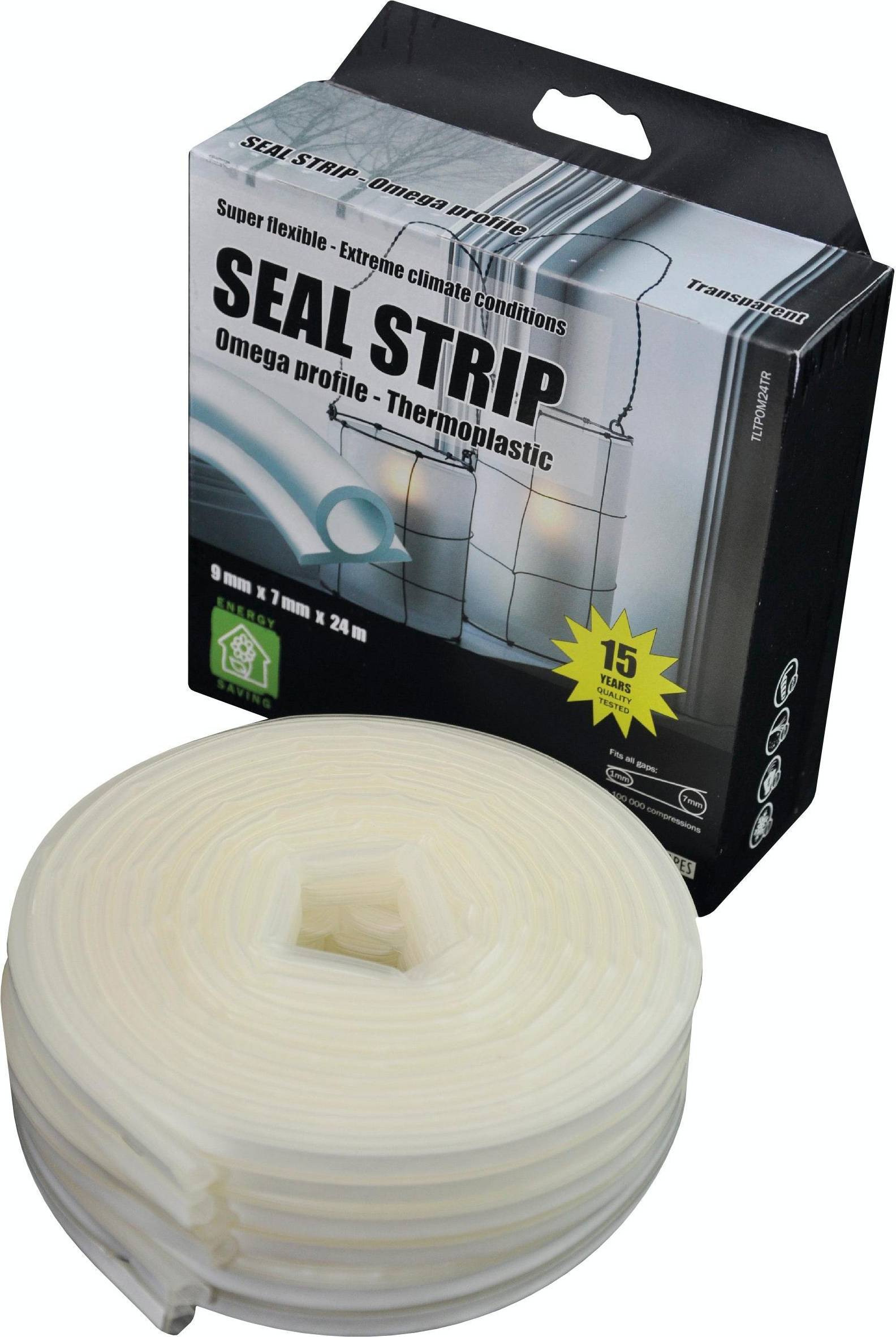Stokvis Tapes Seal Strip Omega Thermoplastic Tran 9X7 24m