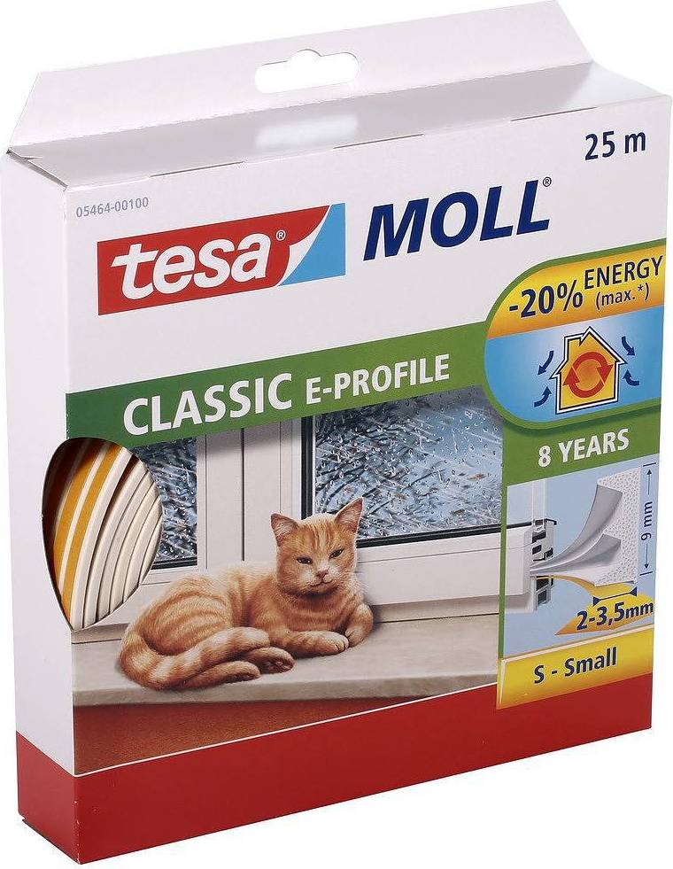 TESA Tesamoll E-Profile White 25000x9mm
