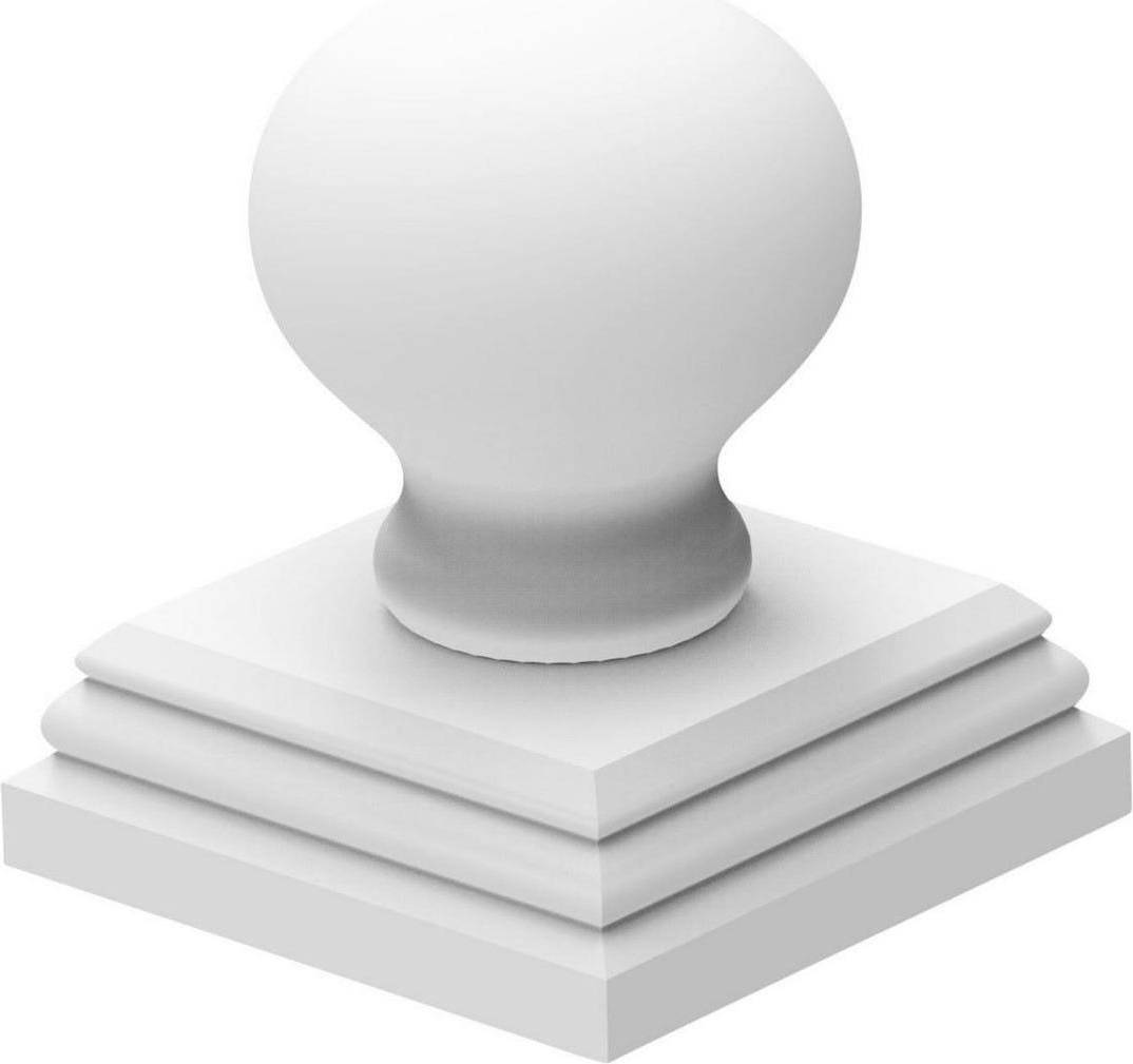 Jabo Stolplock med Knopp 125x125x40mm 26063