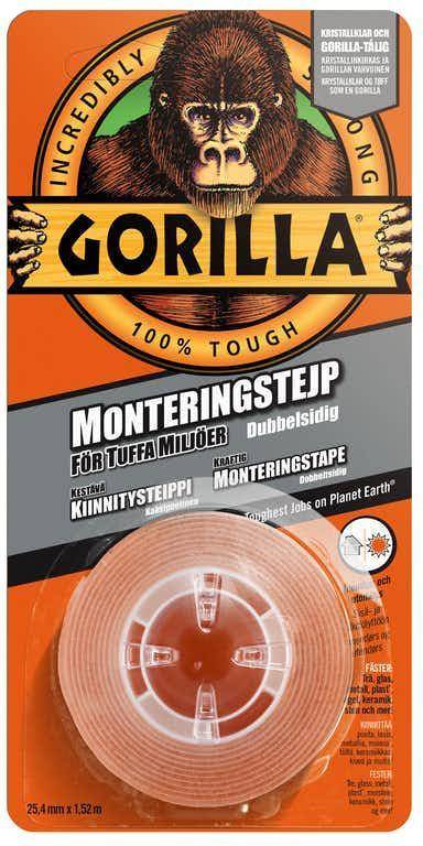 Gorilla 24640 Double Sided Mounting Tape 1520x25.4mm
