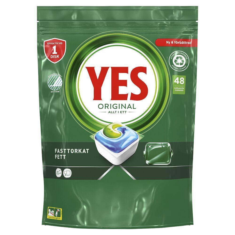 Yes Maskindiskmedel Tabletter All One 48 st/fp