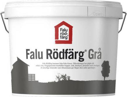 Falu Rödfärg Original Träfärg Grå 5L