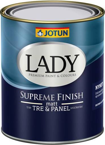 Jotun Lady Supreme Finish Träfärg Vit 3L