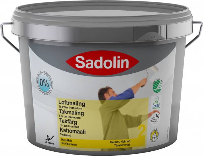 Sadolin - Takfärg Vit 2.5L