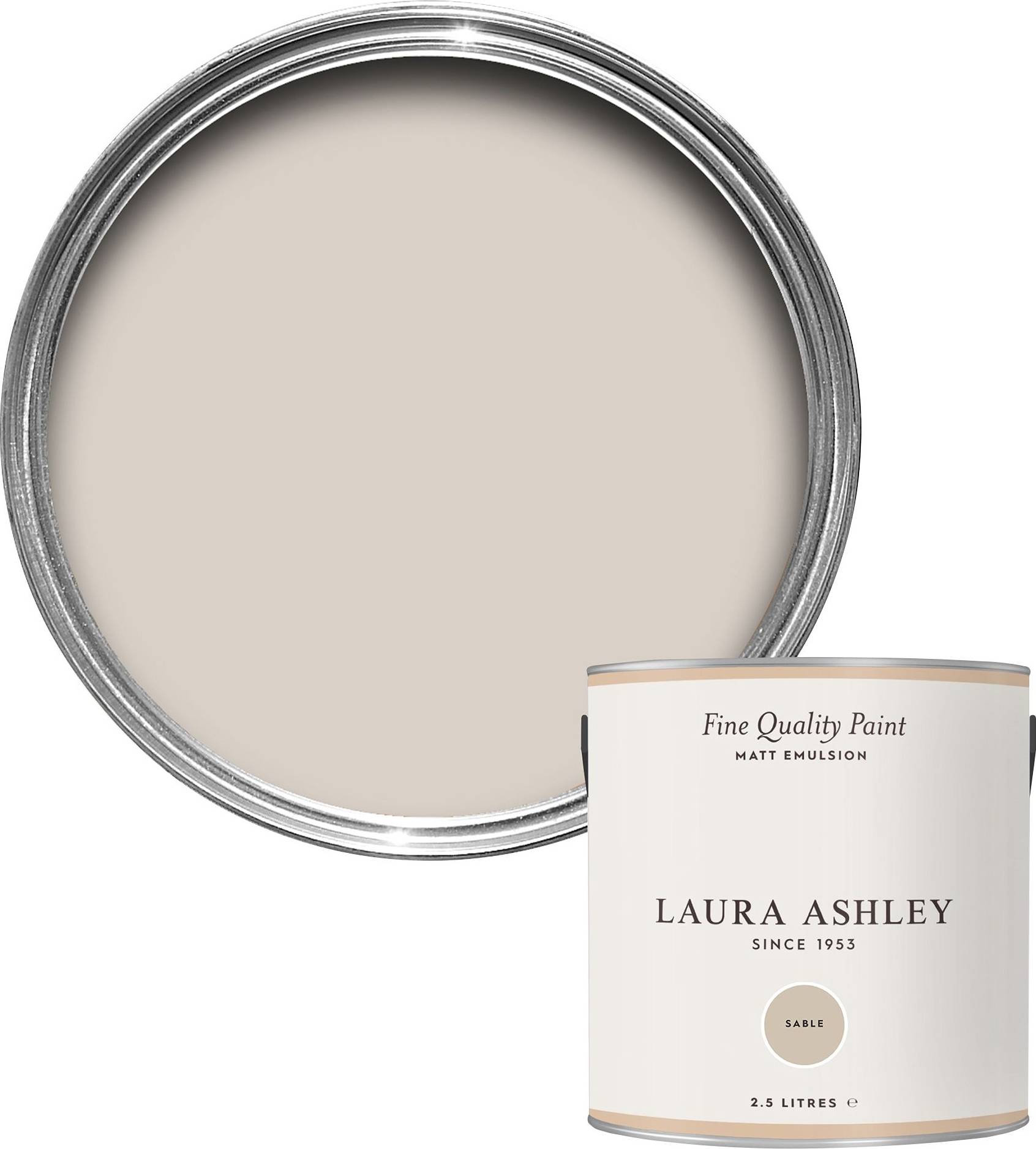 Laura Ashley Matt Emulsion Sable Ceiling Paint