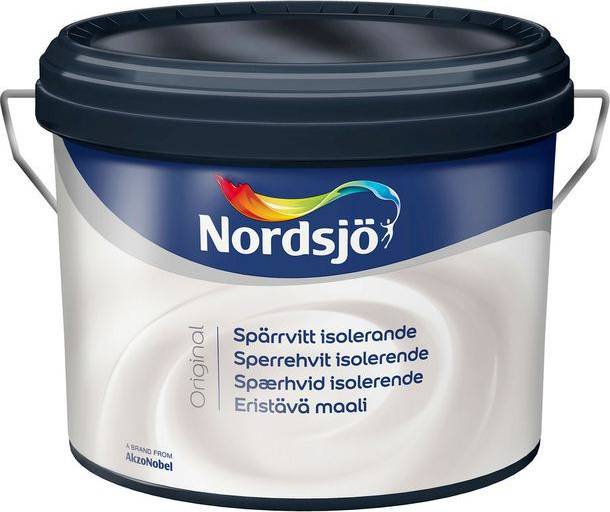 Nordsjö Original Barbell Isolated Väggfärg, Takfärg Vit 1L