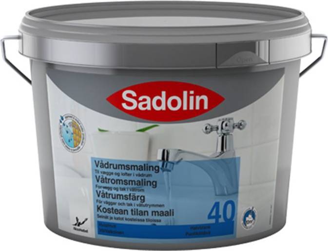 Sadolin 40 Våtrumsfärg Vit 2.5L