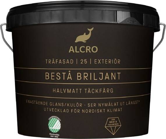 Alcro Bestå Briljant Träfasadsfärg Valfri kulör 10L
