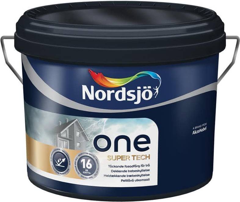 Nordsjö One Super Tech Träfasadsfärg White 10L