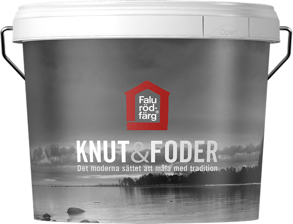 Falu Rödfärg Knut & Foder Träfasadsfärg Vit 1L