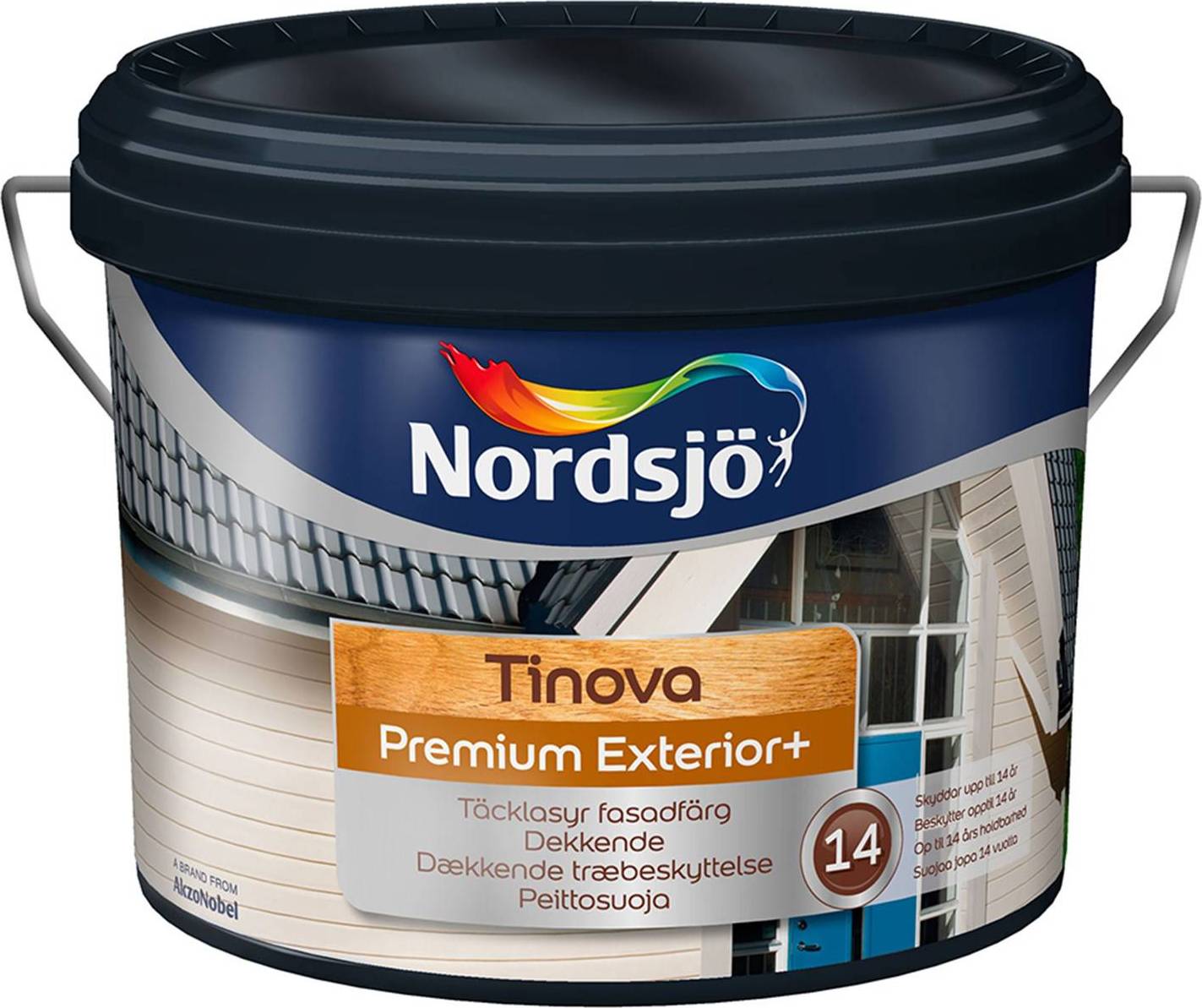 Nordsjö Tinova Premium Exterior + Träfasadsfärg Beige 2.5L