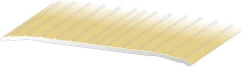 Lundbergs Tröskel aluminium guld 1000x120