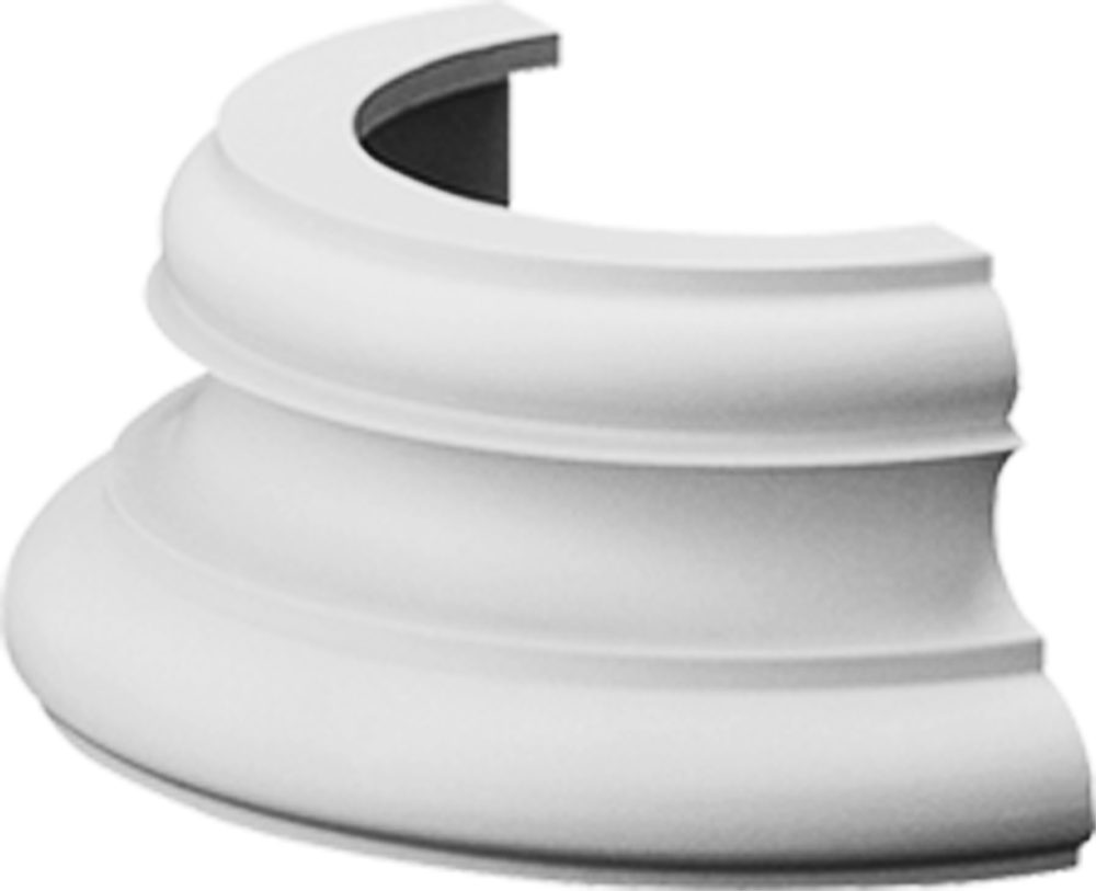Orac Decor K1151 LUXXUS Half Column Plinth Socket Stucco Decoration 12 cm