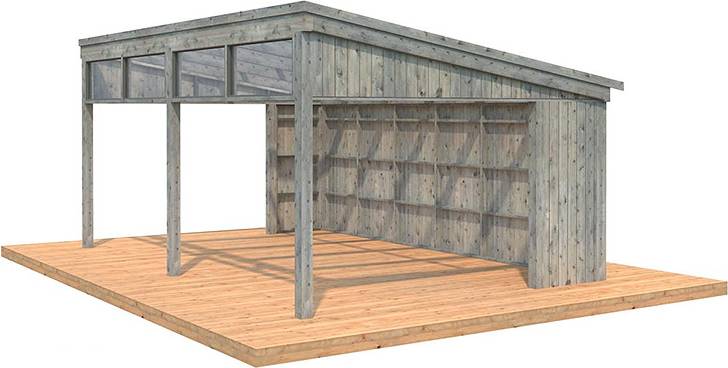 Palmako Uterumsstomme Nova 21,5m2 kit (Byggnadsarea )