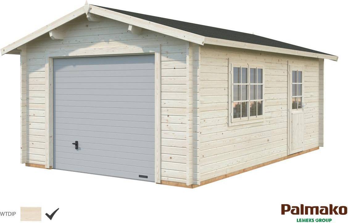 Palmako Roger Enkelgarage 19,0 m2 (Byggnadsarea )
