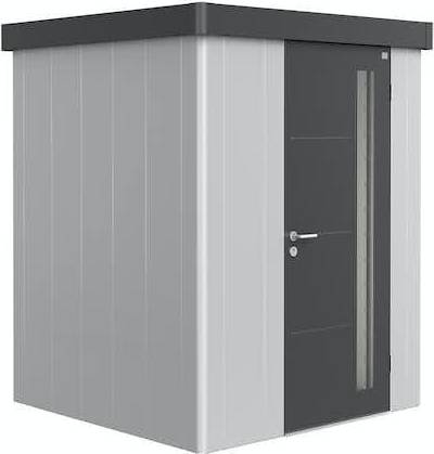 Biohort Neo 1A variant 1.3 standarddörr 166x166cm silver-mörkgrå (Byggnadsarea )