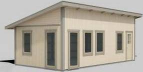 Trähuset Pailin 30 (Byggnadsarea 30 m²)