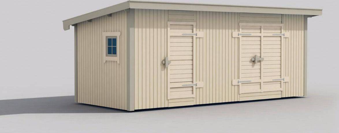 Trähuset Saga (Byggnadsarea 15 m²)