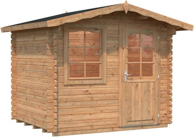 Palmako Emma hytte brun grundbehandlet (Building Area )