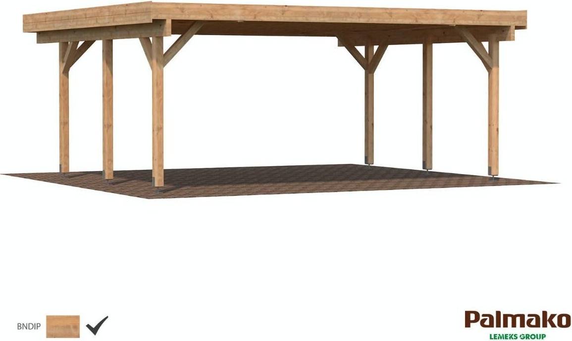 Palmako Carport Karl 30,7 m2 inv. (Byggnadsarea )