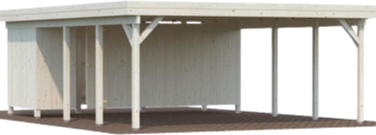 Palmako Karl 40,6 m2 shed (Byggnadsarea ), Utbyggnad